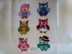 Cross stitch square for Mylo G's quilt