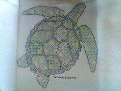 Cross stitch square for Jojo M's quilt