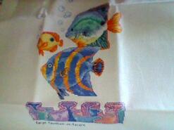 Cross stitch square for Jojo M's quilt