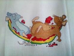 Cross stitch square for Shey K's quilt