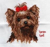 Cross stitch square for Emily Jo's quilt