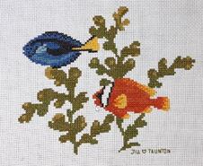 Cross stitch square for Zayn's quilt
