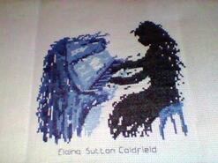 Cross stitch square for Susan-Rose's quilt