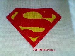 Cross stitch square for Harry T's quilt