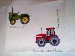 Cross stitch square for Harry T's quilt