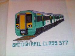 Cross stitch square for Harry T's quilt
