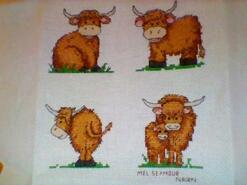 Cross stitch square for Elijah-Jayce's quilt