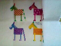 Cross stitch square for Elijah-Jayce's quilt