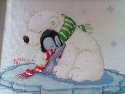 Cross stitch square for Lewis C's quilt