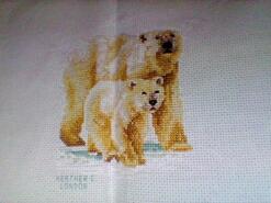 Cross stitch square for Lewis C's quilt