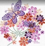 Cross stitch square for Katie R's quilt