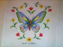 Cross stitch square for Katie R's quilt