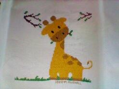Cross stitch square for Emilio B's quilt