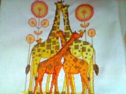 Cross stitch square for Emilio B's quilt