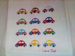 Cross stitch square for William M's quilt