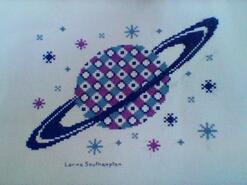 Cross stitch square for Phoenix G's quilt