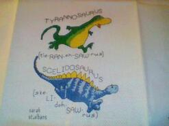 Cross stitch square for Peter H's quilt