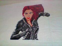 Cross stitch square for Ciaran's quilt