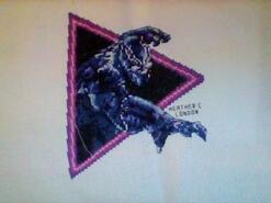 Cross stitch square for Ciaran's quilt
