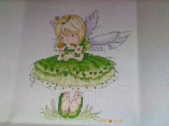 Cross stitch square for Bella W's quilt