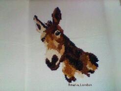 Cross stitch square for Bella W's quilt