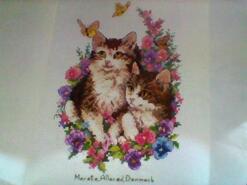 Cross stitch square for Lexi-Bee's quilt
