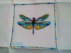 Cross stitch square for Teddy N's quilt