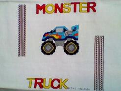 Cross stitch square for Jace B's quilt