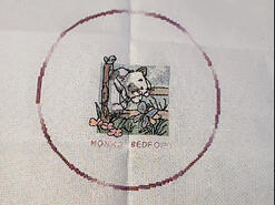Cross stitch square for (QUILTED) Circles 4's quilt