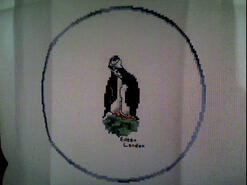 Cross stitch square for Andrew C's quilt
