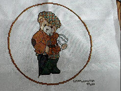 Cross stitch square for Andrew C's quilt