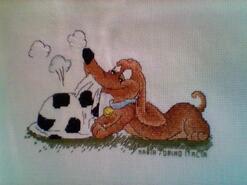 Cross stitch square for Jessie T's quilt