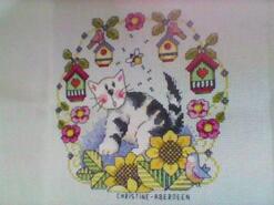 Cross stitch square for Jessie T's quilt