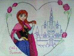 Cross stitch square for Paisley-Jade's quilt