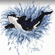 Cross stitch square for Owain R's quilt