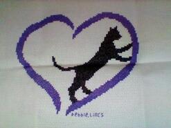 Cross stitch square for Rhiannon C's quilt
