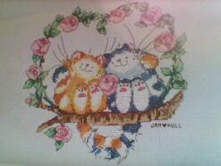 Cross stitch square for Rhiannon C's quilt
