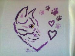 Cross stitch square for Rhiannon C's quilt