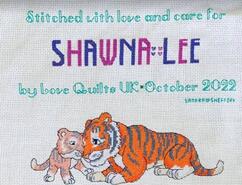 Cross stitch square for Shawna-Lee's quilt