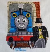 Cross stitch square for Dylan B's quilt