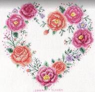 Cross stitch square for Layla B's quilt