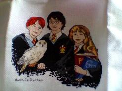 Cross stitch square for Rayan H's quilt
