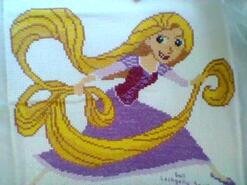 Cross stitch square for Amelia-Lilly's quilt