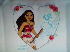 Cross stitch square for Amelia-Lilly's quilt