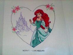 Cross stitch square for Amelia-Lilly's quilt