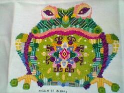 Cross stitch square for Alfie C's quilt