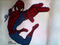 Cross stitch square for Teejay's quilt