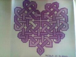 Cross stitch square for Lily G's quilt