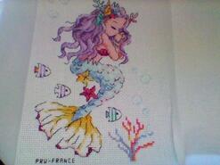 Cross stitch square for Esmé A's quilt