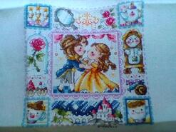 Cross stitch square for Imogen S's quilt